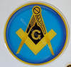 Masonic  Car Decal Special   Square & Compass  Craft 3 Pak    13