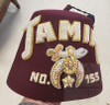  Shrine Fez    Three Line  Rhinestones