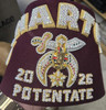  Shrine Fez    Three Line  Rhinestones