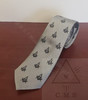 Silver Masonic Tie