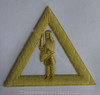  Royal Arch Grand Chapter Officer Aprons Emblem on a Triangle within a Circle with Fringe   