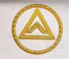  Royal Arch Grand Chapter Officer Aprons Emblem on a Triangle within a Circle with Fringe   