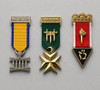 A.M.D.  Pocket Name Badge with the First 3 Degree Mini Jewels
