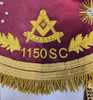  Scottish  Past Master Apron Burgundy red  