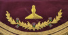  Scottish  Past Master Apron Burgundy red  