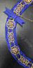  Officers Chain Collar Royal Blue and Gold