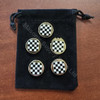 Set of 5 Masonic  Pavement Button Covers  