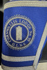  Lodge Officer Gauntlets/Cuffs with Emblem  Silver