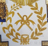  Past   Grand  Officers Aprons  with  Gold Wreath   Real Leather
