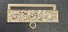  JEWEL  SCROLLED BOTTOM BAR  GOLD