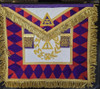 Royal Arch Grand Chapter Officer Aprons Purple Diamonds   APR-RA-GC-W-E