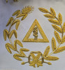 Royal Arch Grand Chapter Officer Aprons Purple Diamonds   APR-RA-GC-W-E