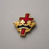 Knight Templar Crown & Cross Lapel Pin