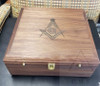 Masonic Altar Bible (VSL) in  Walnut Wood Presentation Box  