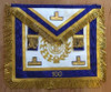 Centennial Apron Royal Blue with Lodge Badge   Real Leather