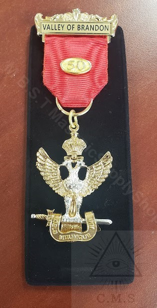 Scottish Rite 50 year Jewel