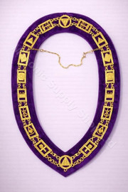 Royal Arch Officers Chain Collar  Royal Purple
