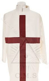 High Priest Tunic  with  Crimson Cross