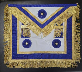 Traditional Quality Master Master Apron Royal Blue with Fringe