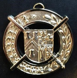 Grand Pursuivant   Collar Jewel   Coat of Arms with  Crossed Baton and Sword