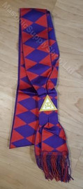 Royal Arch Companions Sash Purple Diamonds