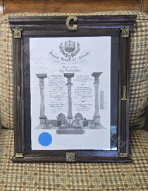 Masonic Certificate frames