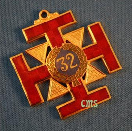  Scottish Rite 32nd Degree  Collar Jewel 