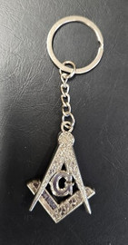 Masonic Key Ring   Square & Compasses