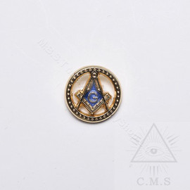 Masonic Square & Compasses Lapel Pin