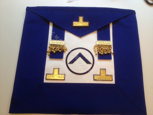 District Deputy Grand Master Undress Aprons  with Square     Real Leather