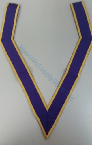 Royal Purple Collaret with Gold Trim