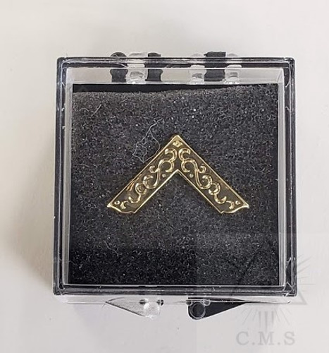 Worshipful Master Square lapel pin