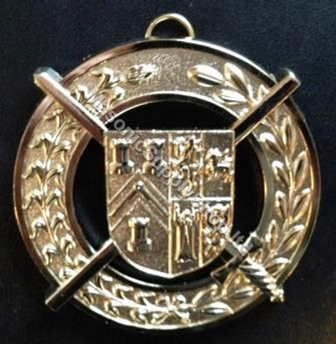 Grand Pursuivant   Collar Jewel   Coat of Arms with  Crossed Baton and Sword