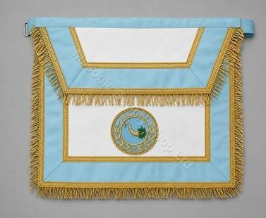 Irish Mason Apron with  Badge   Lambskin Leather