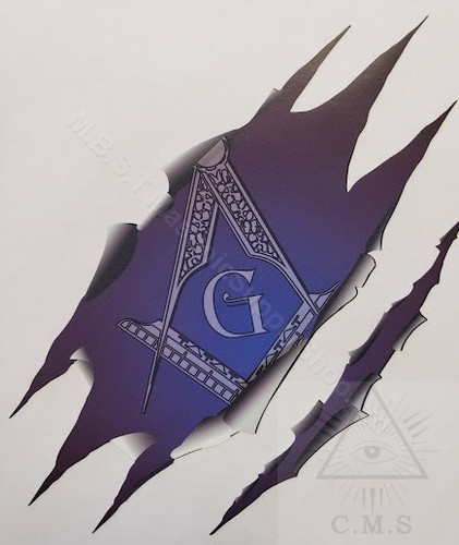 Masonic car decal Masonic car decal