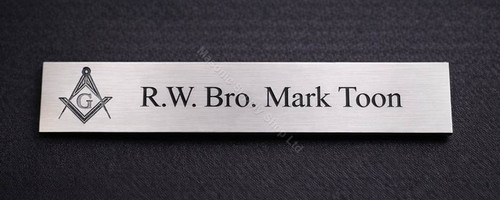 Silver  Name Plate