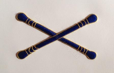   Grand  Officers  Undress  Aprons    Gold trim, Real Leather