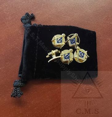 Masonic Dress Shirt Studs