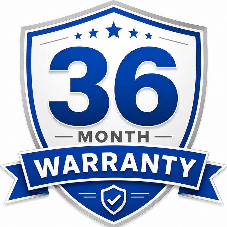 36 Month Warranty
