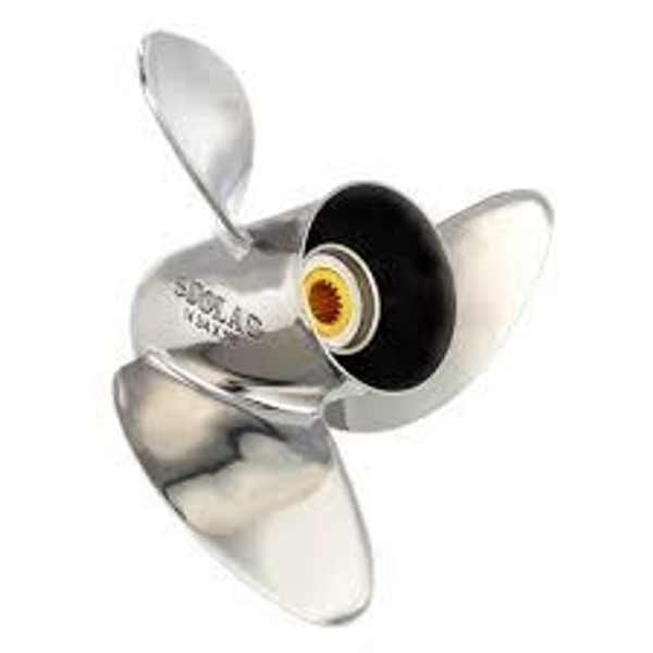 Solas HR Titan 3 blade polished Suzuki SS Propeller