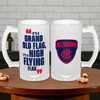 Melbourne Demons Frosted Stein Glass