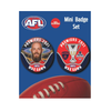 Melbourne Demons Premiers Mini Badge Set
