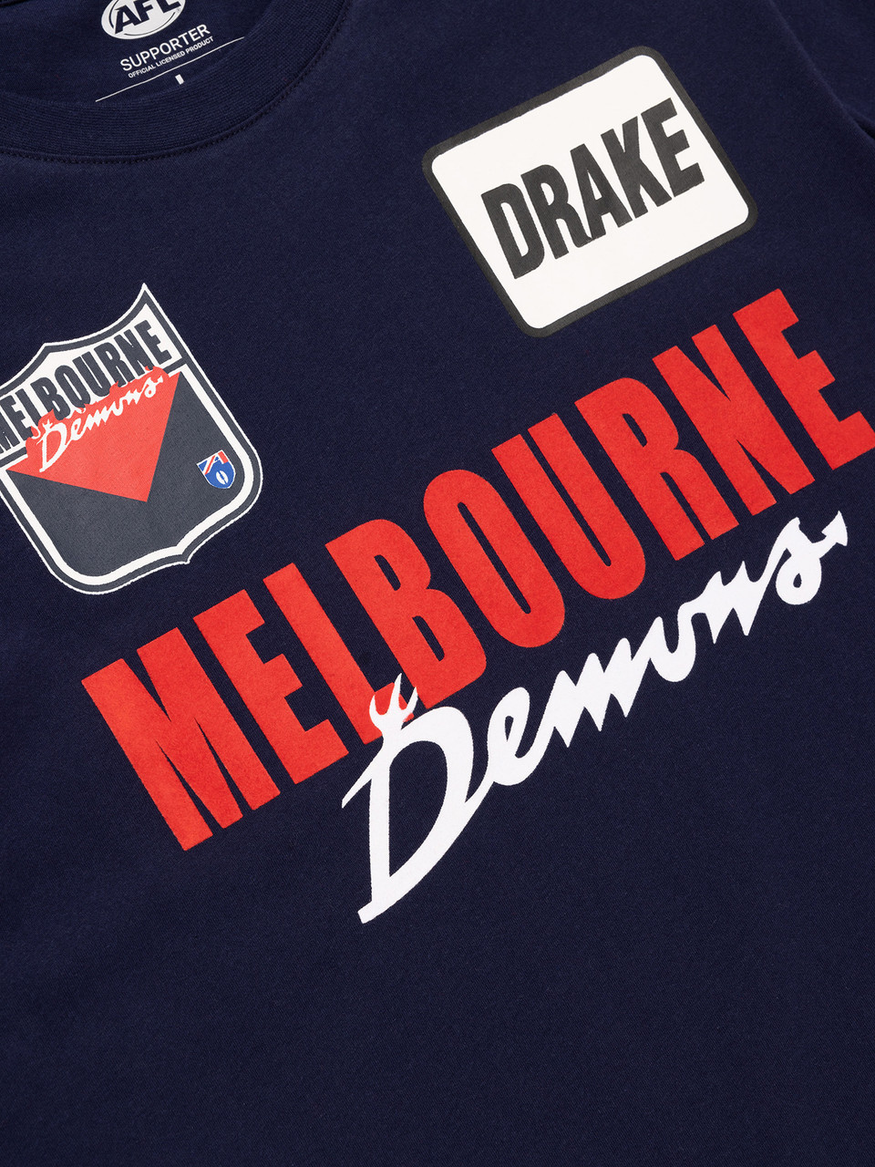 Melbourne Demons Throwback Graphic Tee - Melbourne Football Club