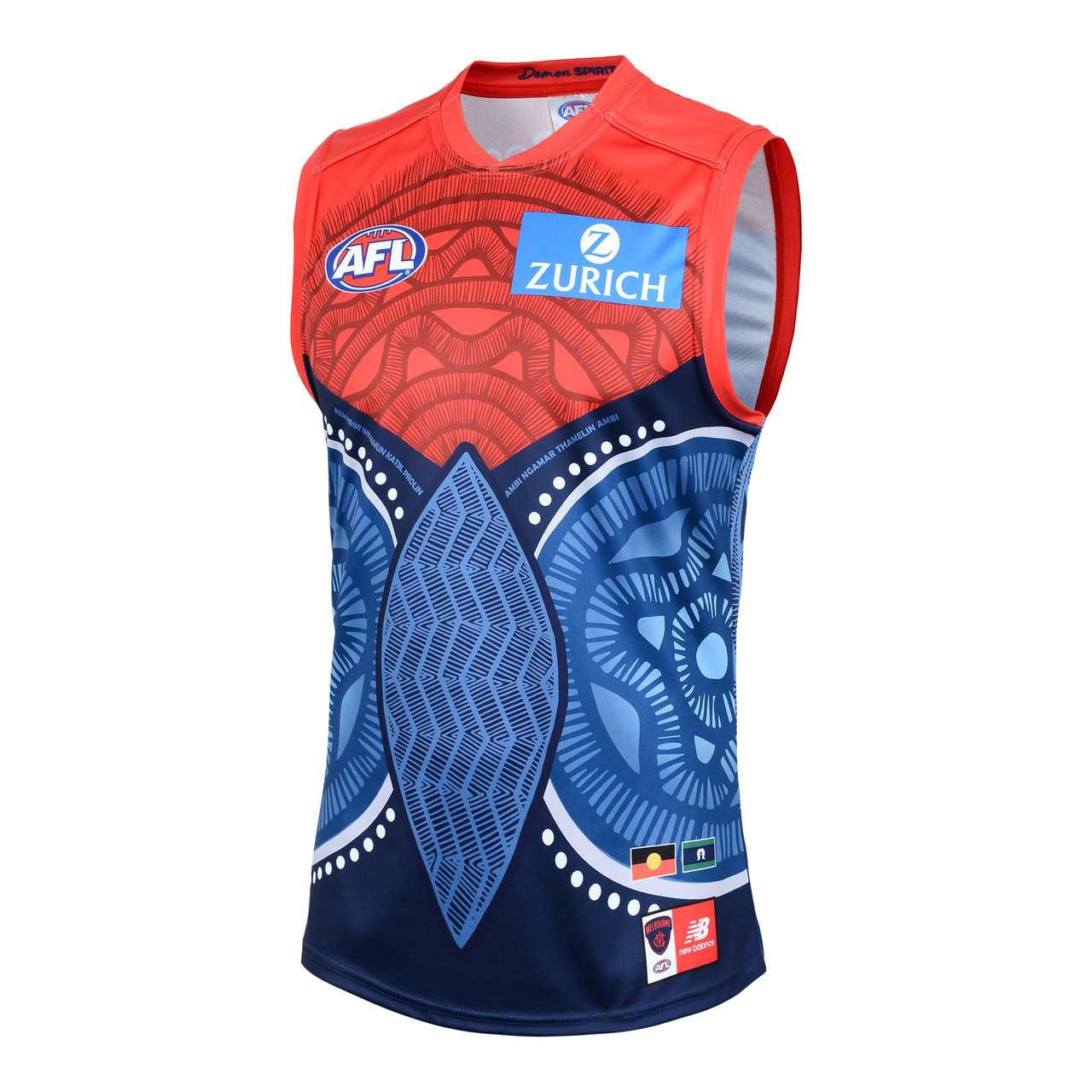 All Stars Indigenous Jersey Afl Melbourne Demons 2025 Adult