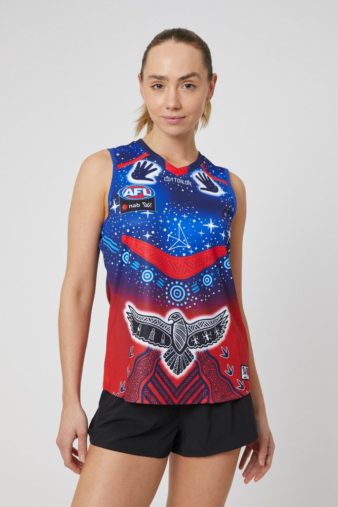 Melbourne Demons AFLW S7 Indigenous Guernsey