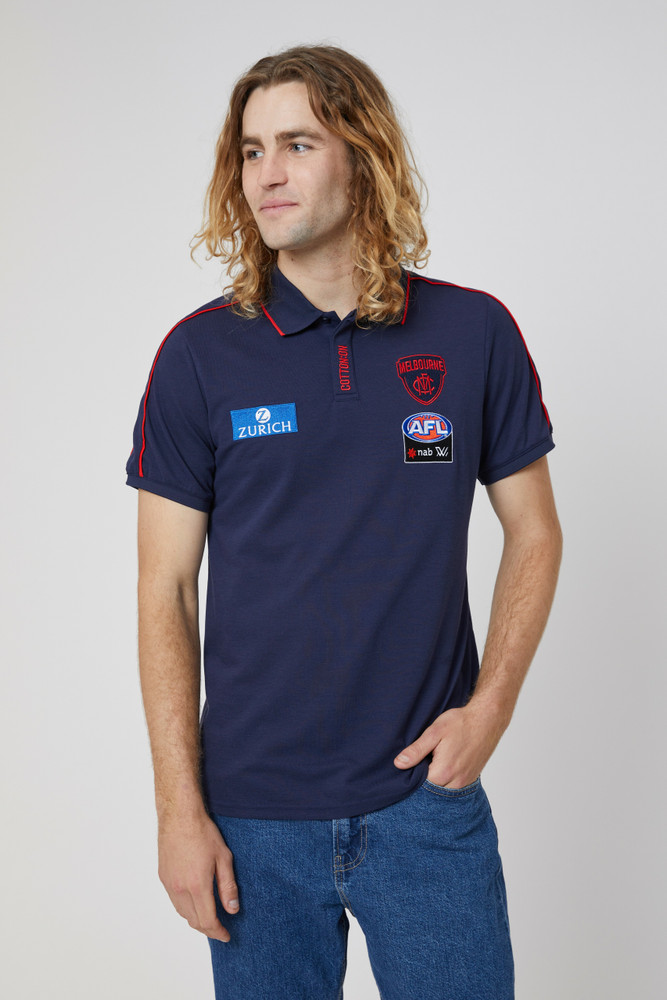 Melbourne Demons AFLW S7 Mens Media Polo