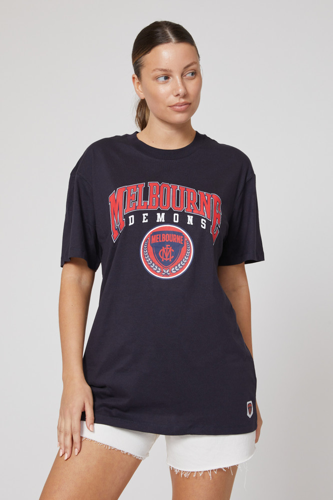 Melbourne Demons Cotton On Adult Blue Tee