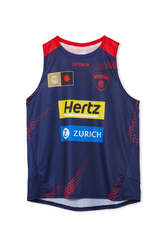 【海外Ｌサイズ】AFL メルボルン・デーモンズ トレーニングガーンジー 海外Lサイズ】AFL メルボルン・デーモンズ トレーニング