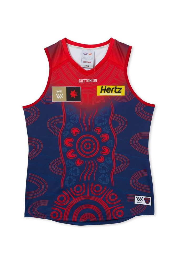 Melbourne Demons AFLW S8 Indigenous Guernsey - Melbourne Football Club