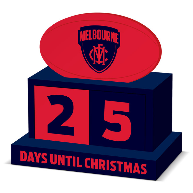 Melbourne Demons XMAS Countdown Blocks